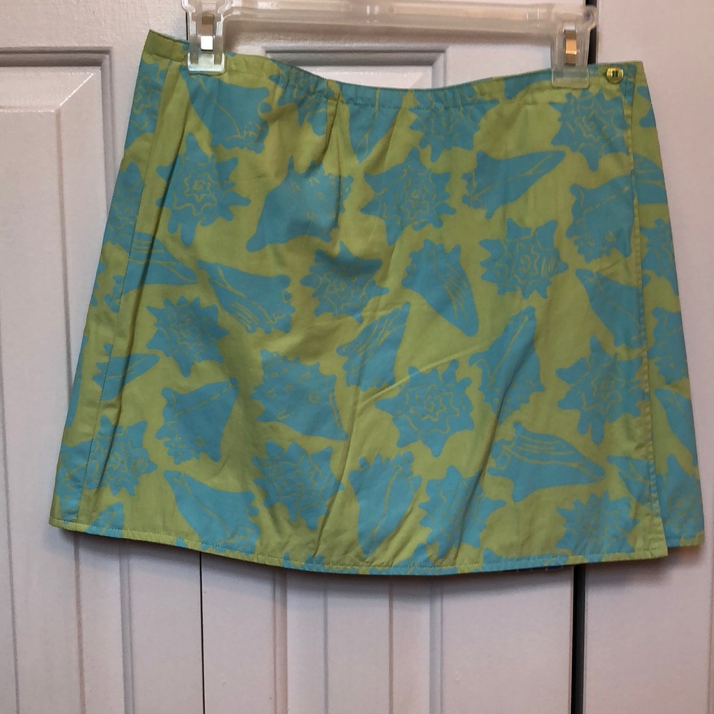 Vintage Lilly Pulitzer reversible wrap skirt 6